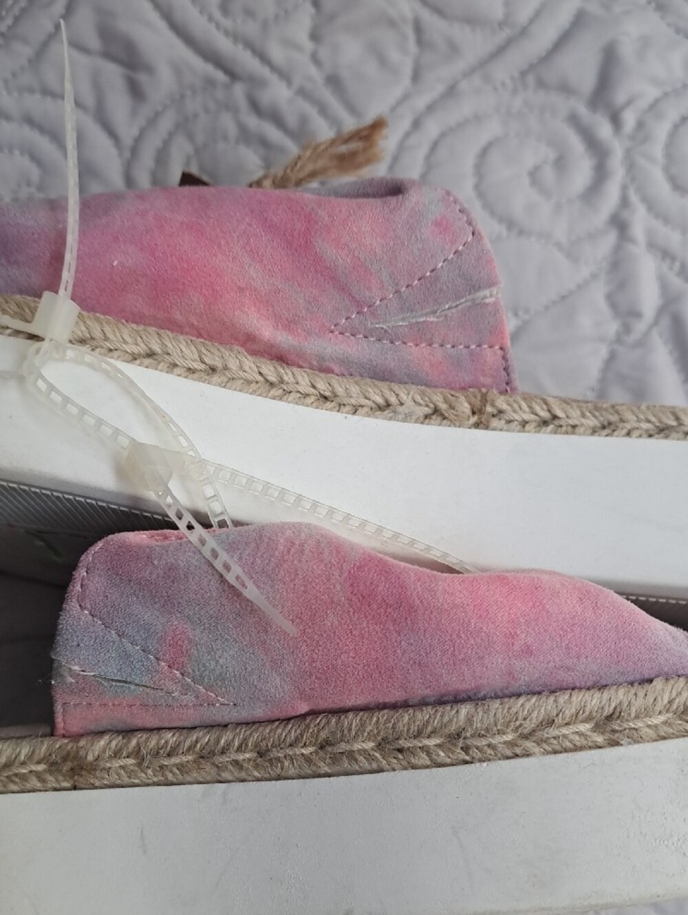 Steve Madden Cool Planet Pink Tie-Dye Slide Sandals - Picture 5 of 5